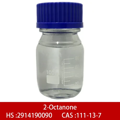 2-Octanone plasticizer product image - Leading 2-Octanone manufacturer in China. High-quality methyl hexyl ketone for chemical synthesis, fragrance industry, and solvent applications. CAS 111-13-7. IMS-certified. Request free quote today.