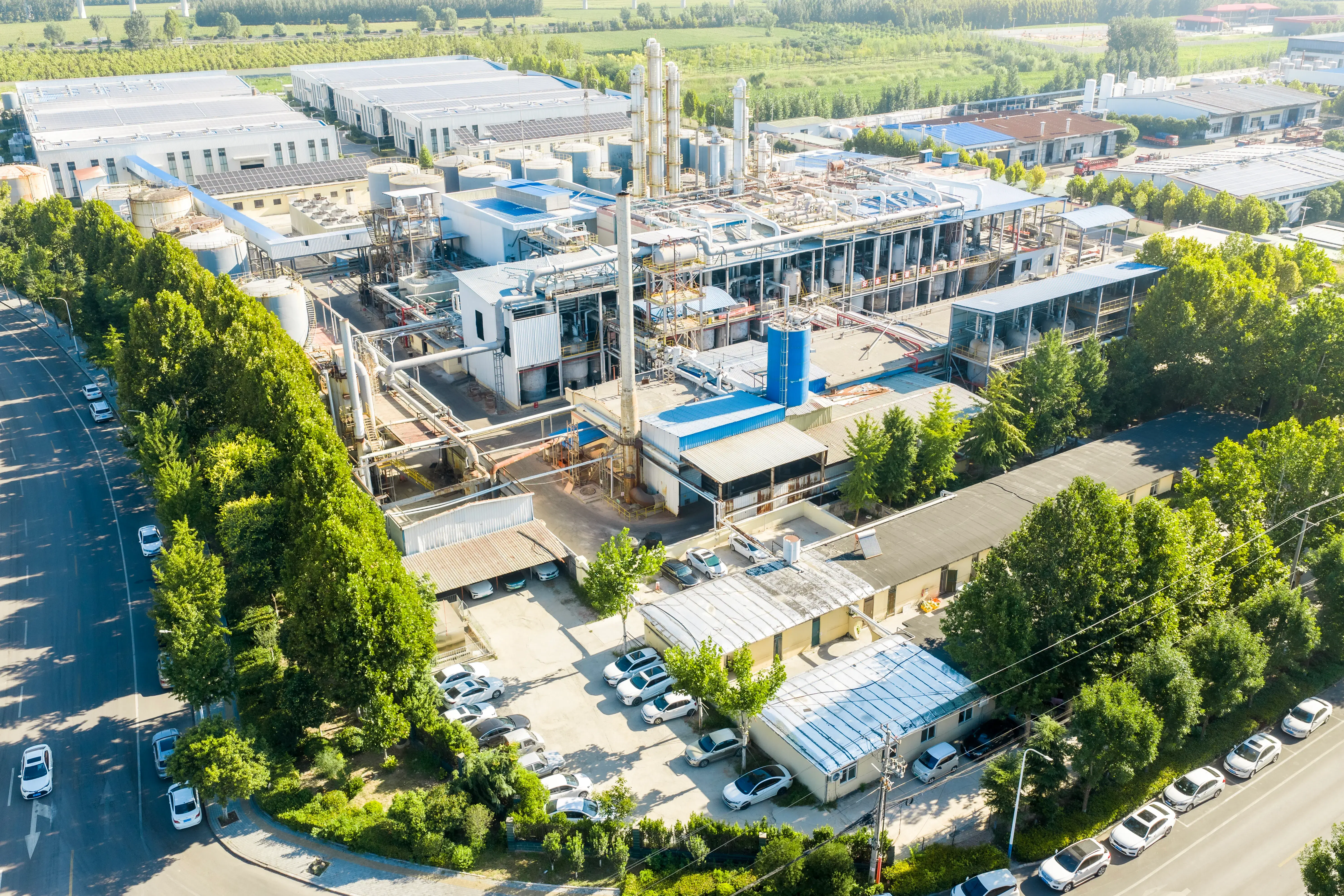 Shandong Changxing chemical plant overview - DOTP plasticizer and 2-Octanol production base