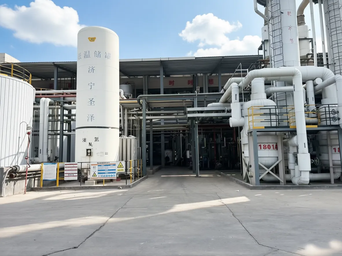 Liquid nitrogen cryogenic storage - Low-temperature storage for chemical processing